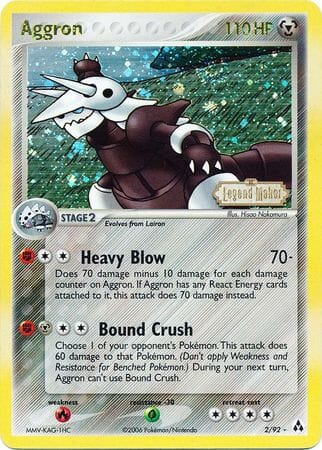 Aggron (2/92) (Stamped) [EX: Legend Maker] Pokemon Single Pokémon  | Multizone: Comics And Games