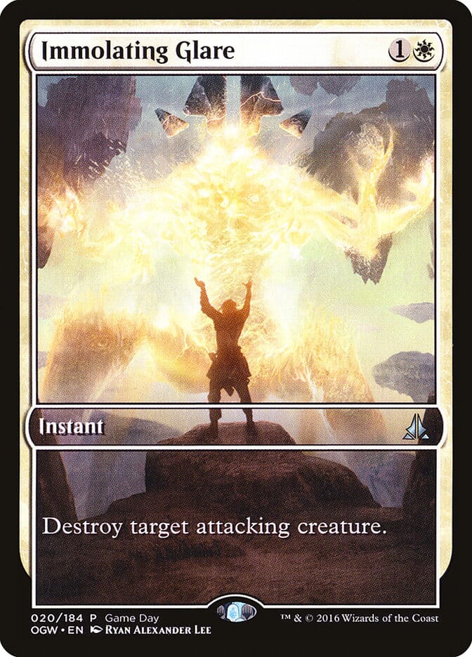 Immolating Glare (Game Day) (Extended) [Oath of the Gatewatch Promos] MTG Single Magic: The Gathering  | Multizone: Comics And Games
