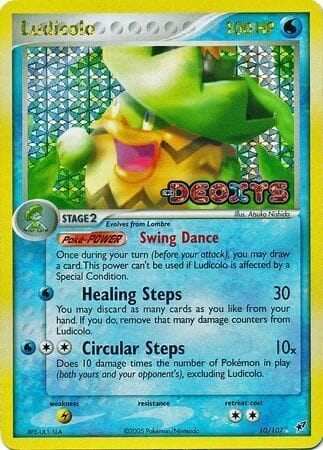 Ludicolo (10/107) (Stamped) [EX: Deoxys] Pokemon Single Pokémon  | Multizone: Comics And Games