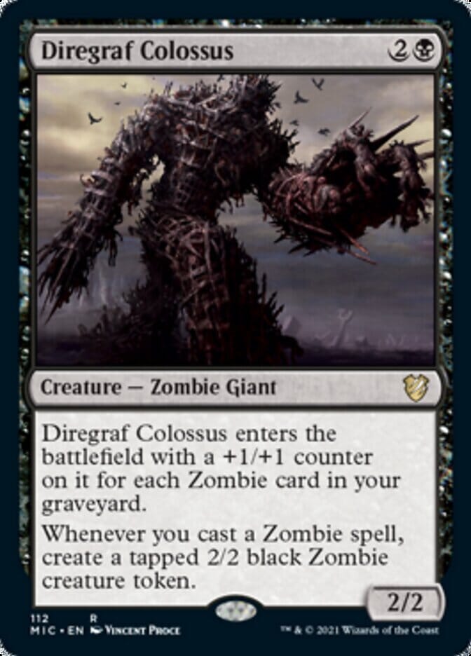 Diregraf Colossus [Innistrad: Midnight Hunt Commander] MTG Single Magic: The Gathering  | Multizone: Comics And Games