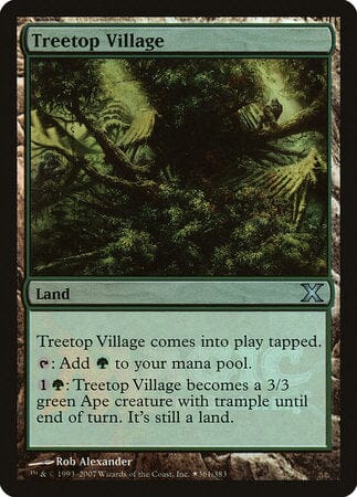 Treetop Village [Summer of Magic] MTG Single Magic: The Gathering  | Multizone: Comics And Games