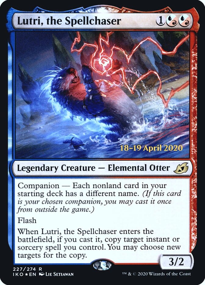 Lutri, the Spellchaser [Ikoria: Lair of Behemoths Prerelease Promos] MTG Single Magic: The Gathering  | Multizone: Comics And Games