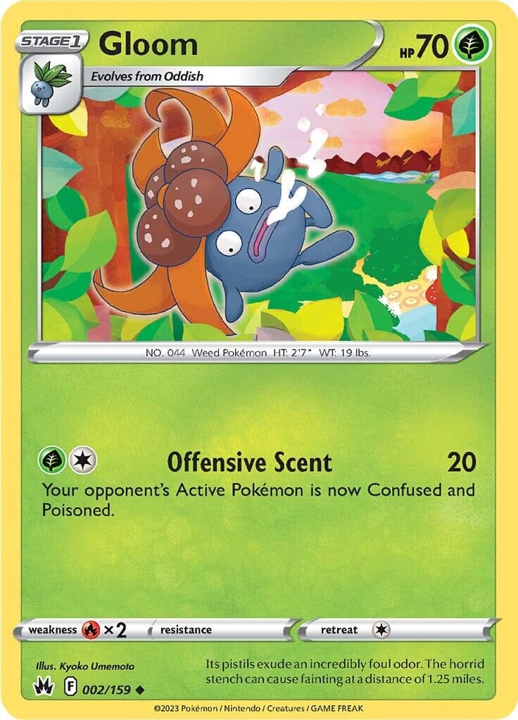 Gloom (002/159) [Sword & Shield: Crown Zenith] Pokemon Single Pokémon  | Multizone: Comics And Games