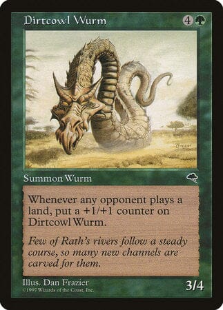 Dirtcowl Wurm [Tempest] MTG Single Magic: The Gathering  | Multizone: Comics And Games