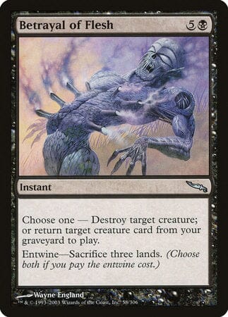 Betrayal of Flesh [Mirrodin] MTG Single Magic: The Gathering  | Multizone: Comics And Games