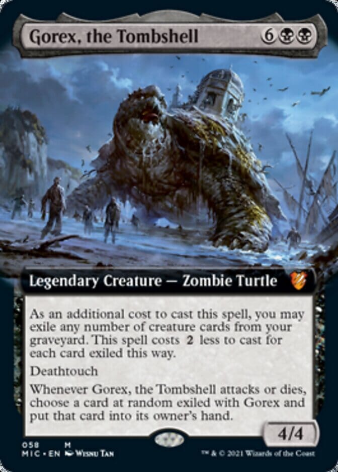 Gorex, the Tombshell (Extended) [Innistrad: Midnight Hunt Commander] MTG Single Magic: The Gathering  | Multizone: Comics And Games
