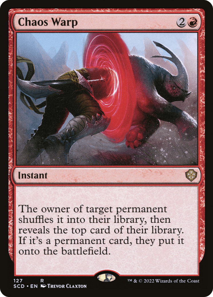 Chaos Warp [Starter Commander Decks] MTG Single Magic: The Gathering  | Multizone: Comics And Games