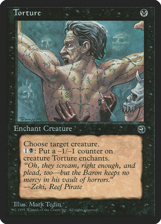 Torture (Zeki Flavor Text) [Homelands] MTG Single Magic: The Gathering  | Multizone: Comics And Games