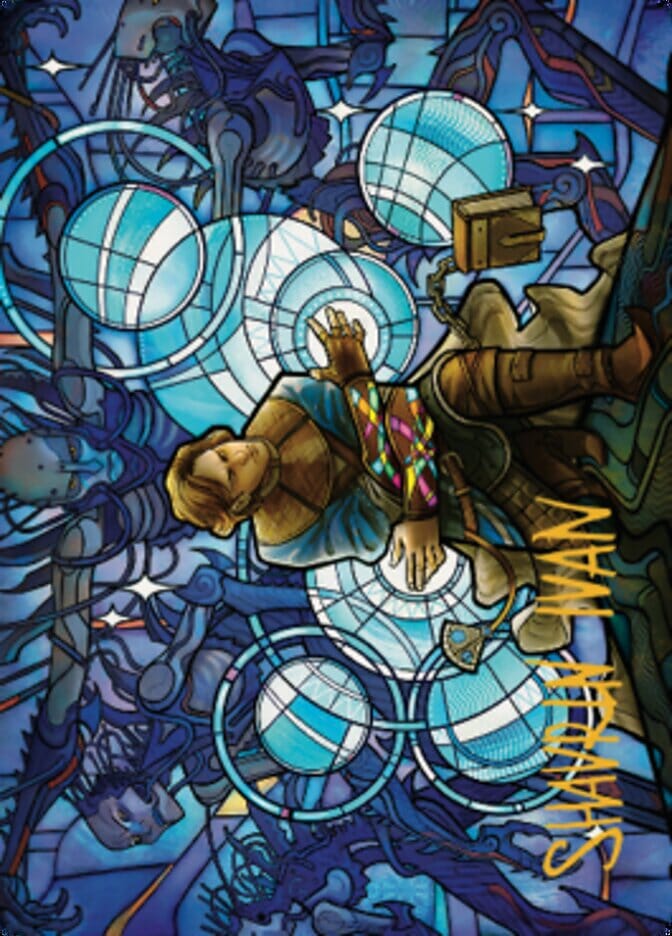 Raff, Weatherlight Stalwart Art Card (Gold-Stamped Signature) [Dominaria United Art Series] MTG Single Magic: The Gathering  | Multizone: Comics And Games