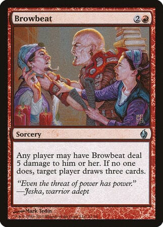 Browbeat [Premium Deck Series: Fire and Lightning] MTG Single Magic: The Gathering  | Multizone: Comics And Games