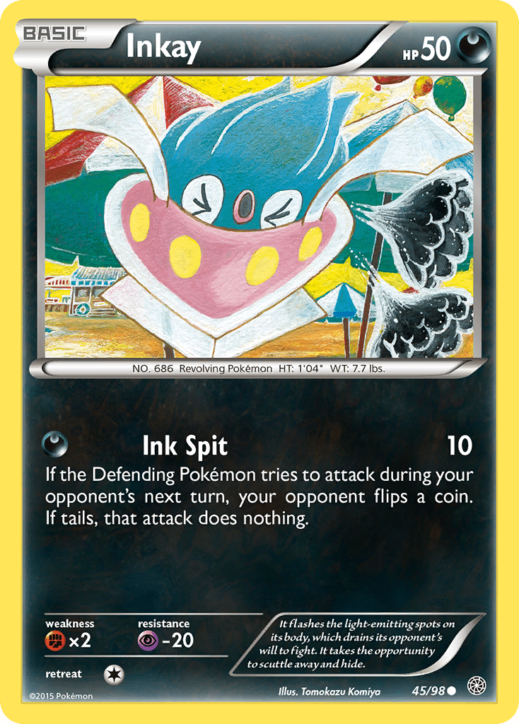 Inkay (45/98) [XY: Ancient Origins] Pokemon Single Pokémon  | Multizone: Comics And Games
