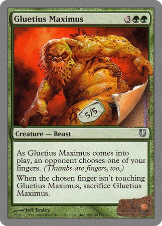 Gluetius Maximus [Unhinged] MTG Single Magic: The Gathering  | Multizone: Comics And Games
