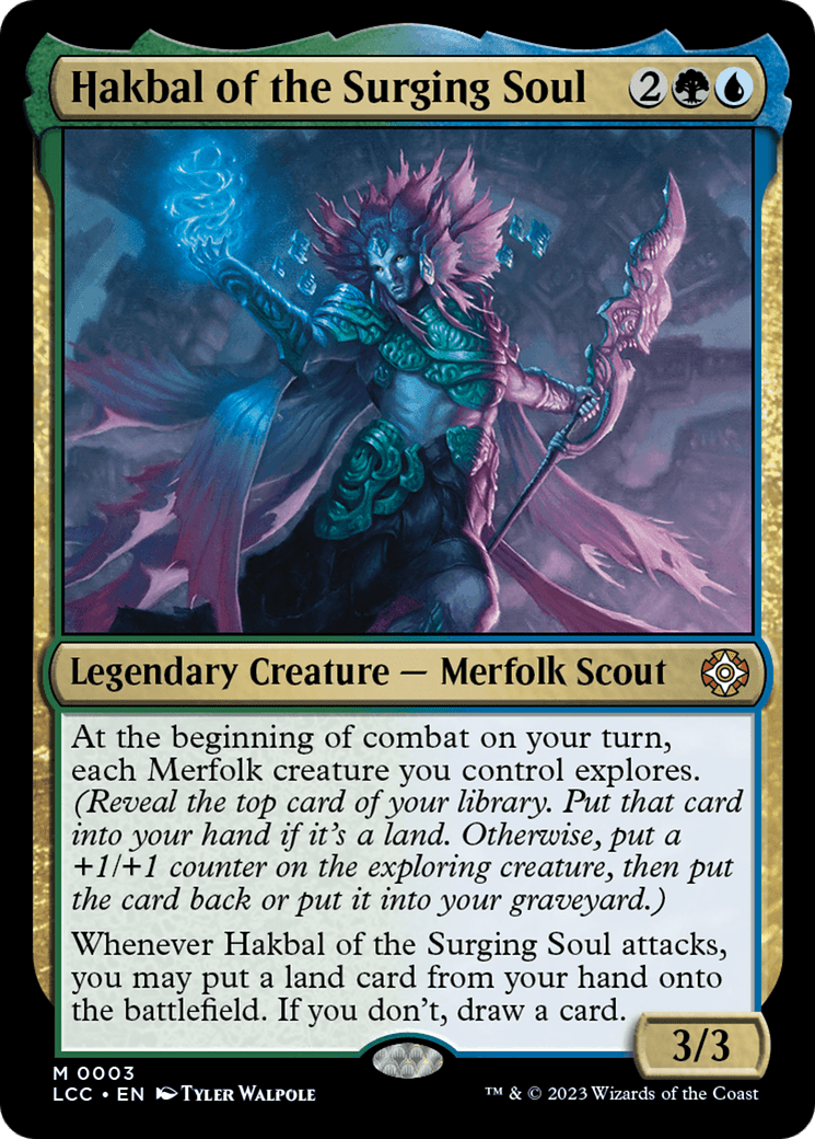 Hakbal of the Surging Soul [The Lost Caverns of Ixalan Commander] MTG Single Magic: The Gathering  | Multizone: Comics And Games