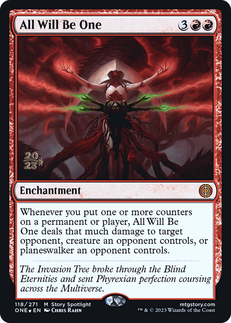 All Will Be One [Phyrexia: All Will Be One Prerelease Promos] MTG Single Magic: The Gathering  | Multizone: Comics And Games