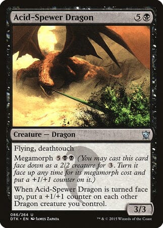 Acid-Spewer Dragon [Dragons of Tarkir] MTG Single Magic: The Gathering  | Multizone: Comics And Games