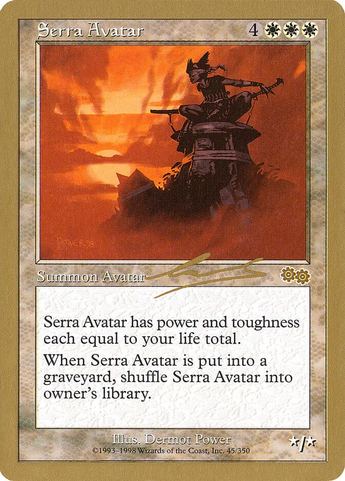 Serra Avatar (Nicolas Labarre) [World Championship Decks 2000] MTG Single Magic: The Gathering  | Multizone: Comics And Games