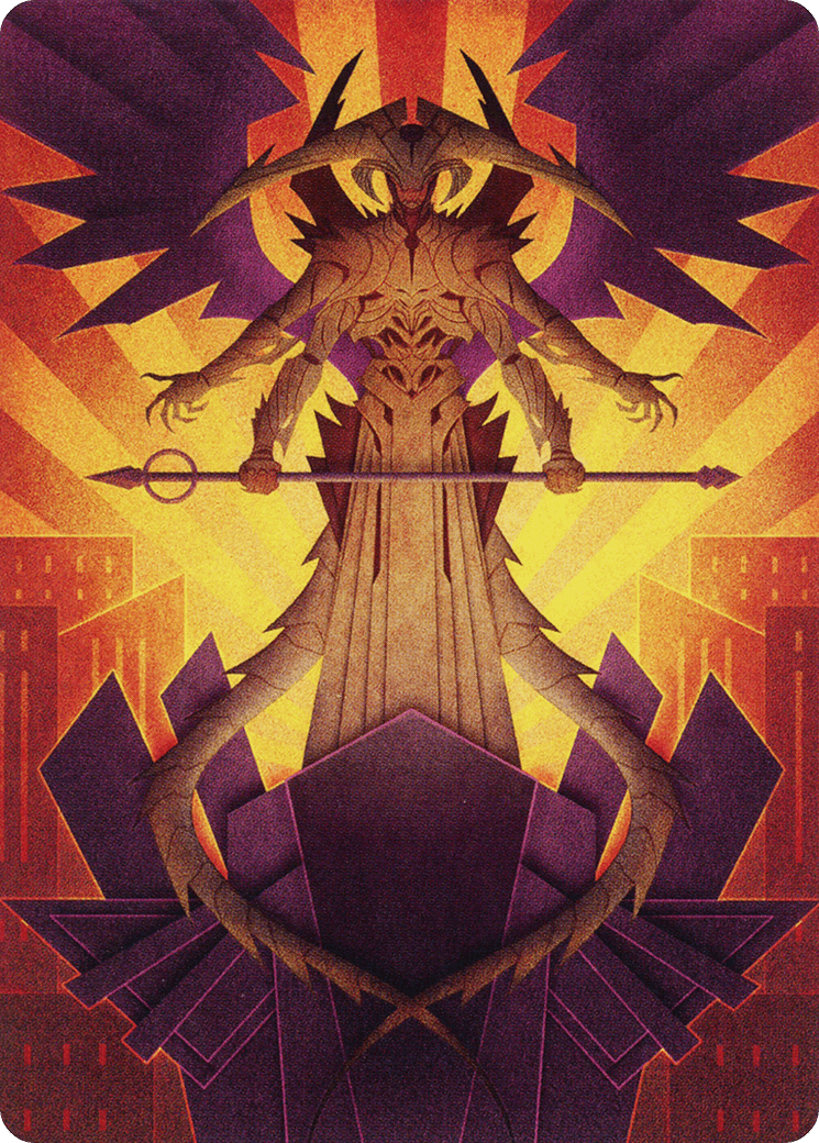Atraxa, Praetors' Voice Art Card [March of the Machine Art Series] MTG Single Magic: The Gathering  | Multizone: Comics And Games