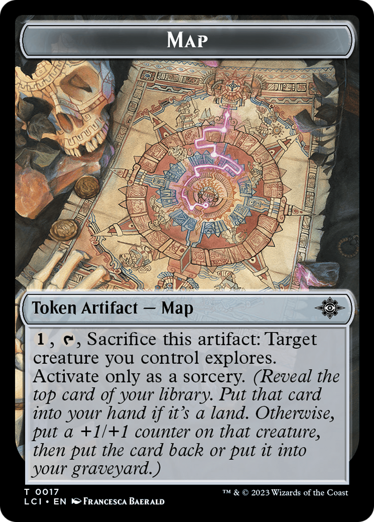 Map // Skeleton Pirate Double-Sided Token [The Lost Caverns of Ixalan Commander Tokens] | Multizone: Comics And Games