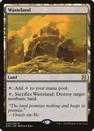 Wasteland [Eternal Masters] MTG Single Magic: The Gathering  | Multizone: Comics And Games