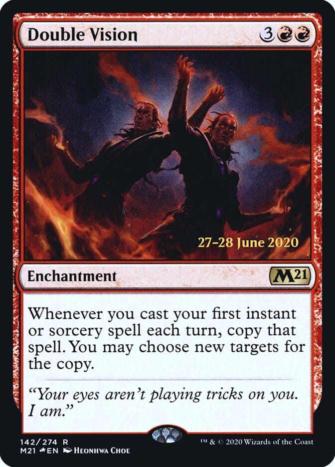 Double Vision [Core Set 2021 Prerelease Promos] MTG Single Magic: The Gathering  | Multizone: Comics And Games