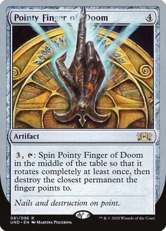 Pointy Finger of Doom [Unsanctioned] MTG Single Magic: The Gathering  | Multizone: Comics And Games