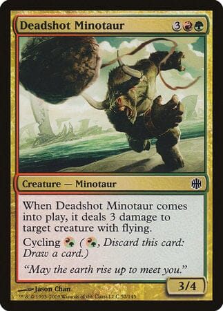 Deadshot Minotaur [Alara Reborn] MTG Single Magic: The Gathering  | Multizone: Comics And Games