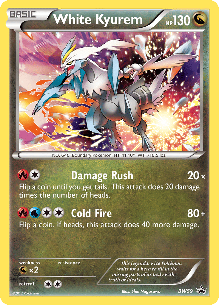White Kyurem (BW59) [Black & White: Black Star Promos] Pokemon Single Pokémon  | Multizone: Comics And Games