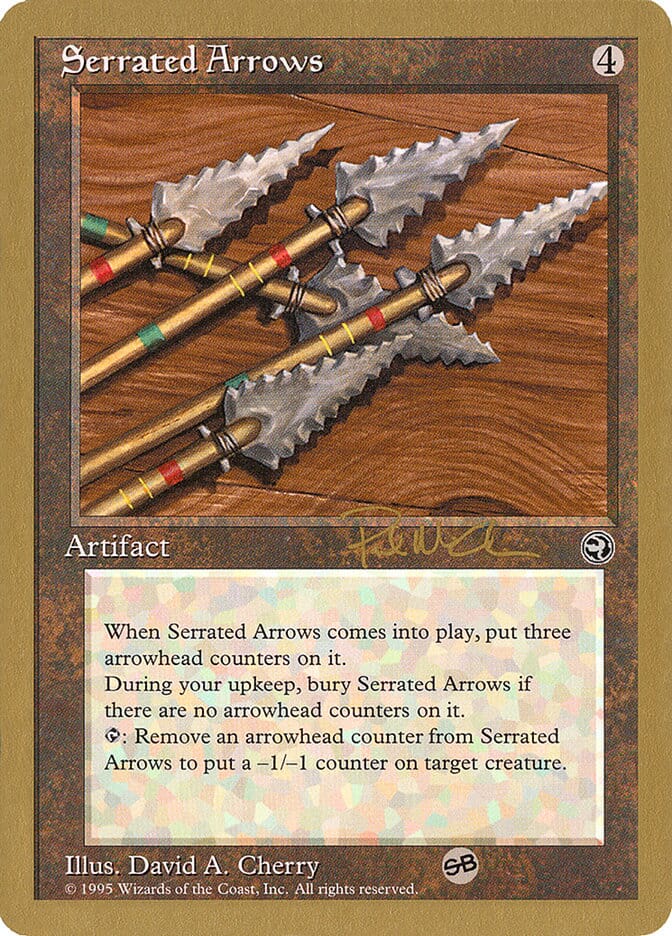Serrated Arrows (Paul McCabe) (SB) [World Championship Decks 1997] MTG Single Magic: The Gathering  | Multizone: Comics And Games