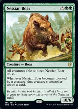 Nessian Boar [Theros Beyond Death] MTG Single Magic: The Gathering  | Multizone: Comics And Games