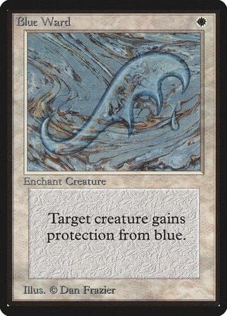 Blue Ward [Limited Edition Beta] MTG Single Magic: The Gathering  | Multizone: Comics And Games
