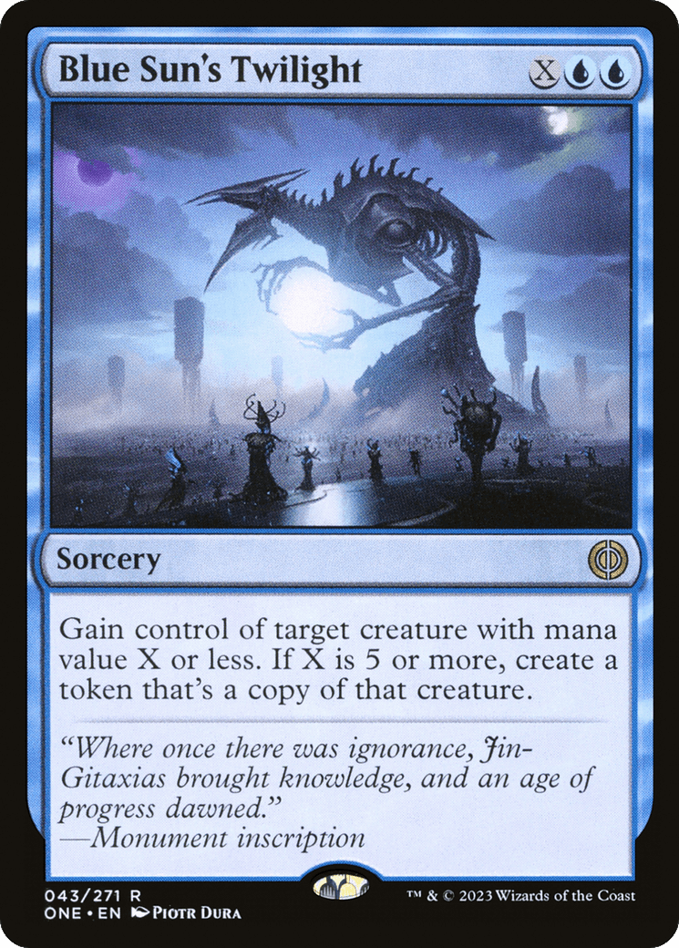 Blue Sun's Twilight [Phyrexia: All Will Be One] MTG Single Magic: The Gathering  | Multizone: Comics And Games