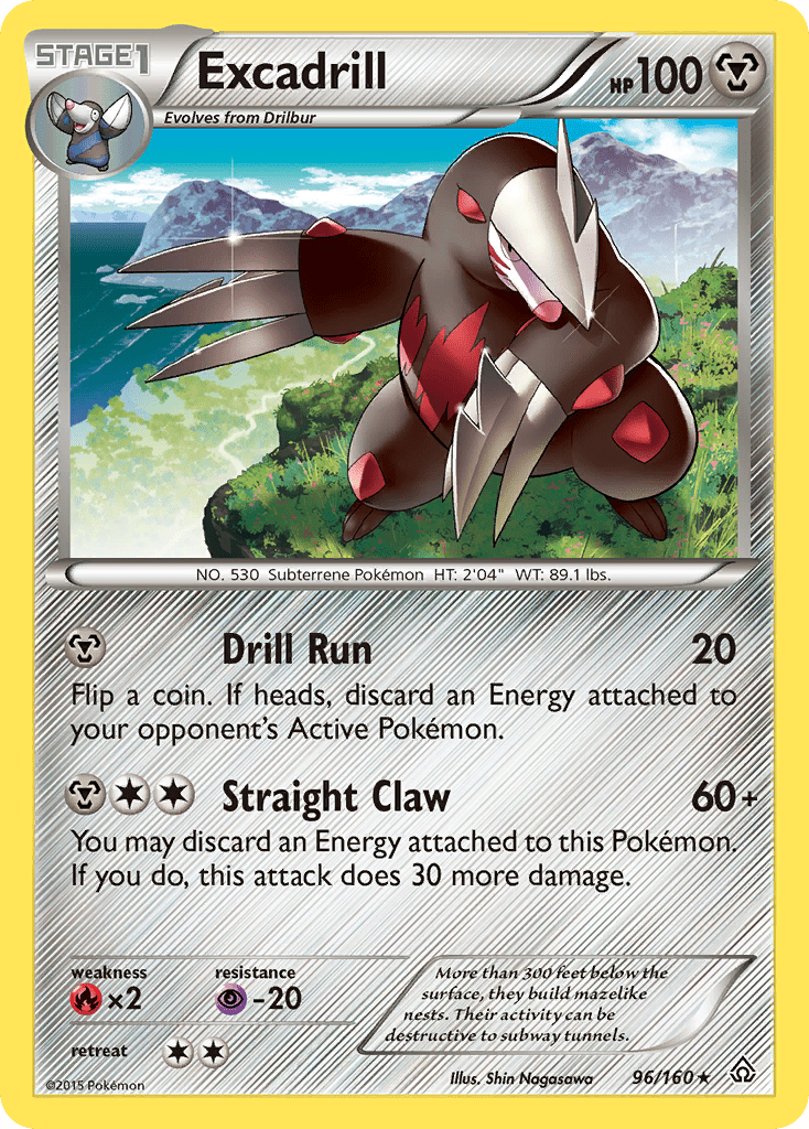Excadrill (96/160) [XY: Primal Clash] Pokemon Single Pokémon  | Multizone: Comics And Games
