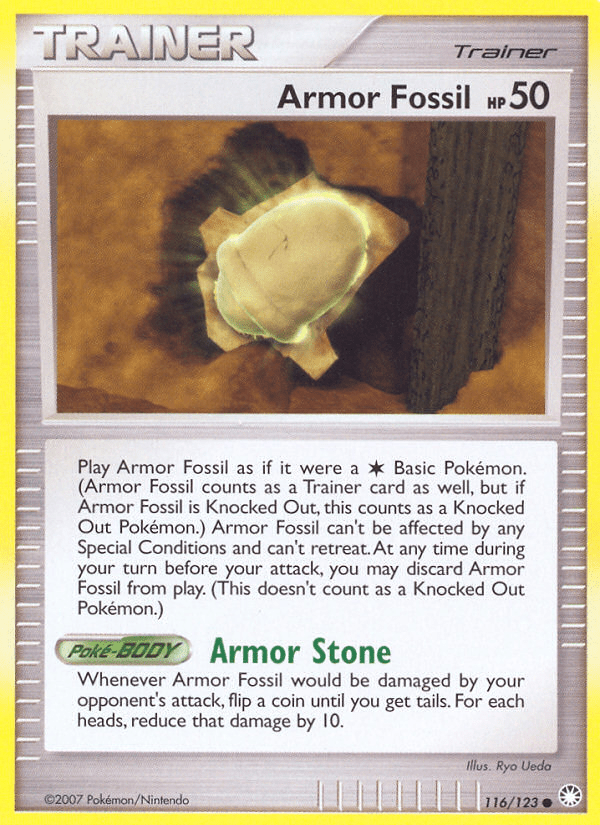 Armor Fossil (116/123) [Diamond & Pearl: Mysterious Treasures] Pokemon Single Pokémon  | Multizone: Comics And Games