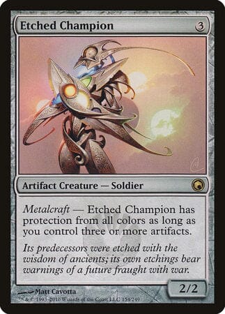 Etched Champion [Scars of Mirrodin] MTG Single Magic: The Gathering  | Multizone: Comics And Games