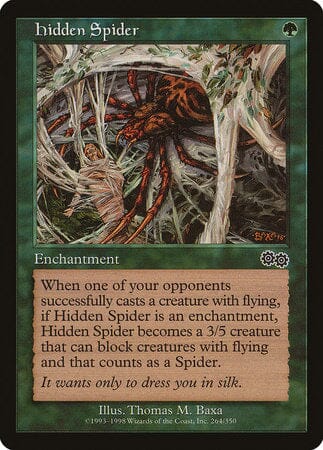 Hidden Spider [Urza's Saga] MTG Single Magic: The Gathering  | Multizone: Comics And Games