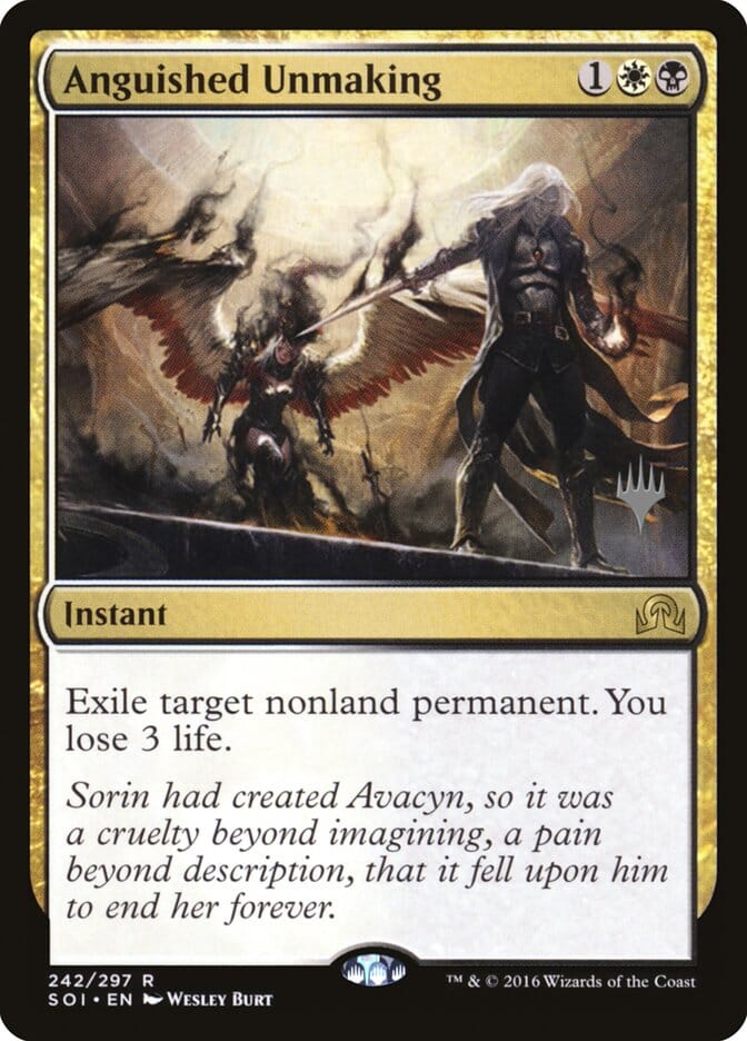 Anguished Unmaking (Promo Pack) [Shadows over Innistrad Promos] MTG Single Magic: The Gathering  | Multizone: Comics And Games