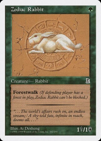 Zodiac Rabbit [Portal Three Kingdoms] MTG Single Magic: The Gathering  | Multizone: Comics And Games