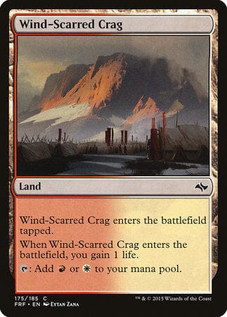 Wind-Scarred Crag [Fate Reforged] MTG Single Magic: The Gathering  | Multizone: Comics And Games