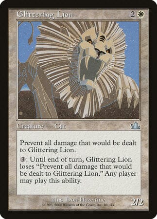 Glittering Lion [Prophecy] MTG Single Magic: The Gathering  | Multizone: Comics And Games