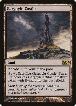 Gargoyle Castle [Magic 2010] MTG Single Magic: The Gathering  | Multizone: Comics And Games