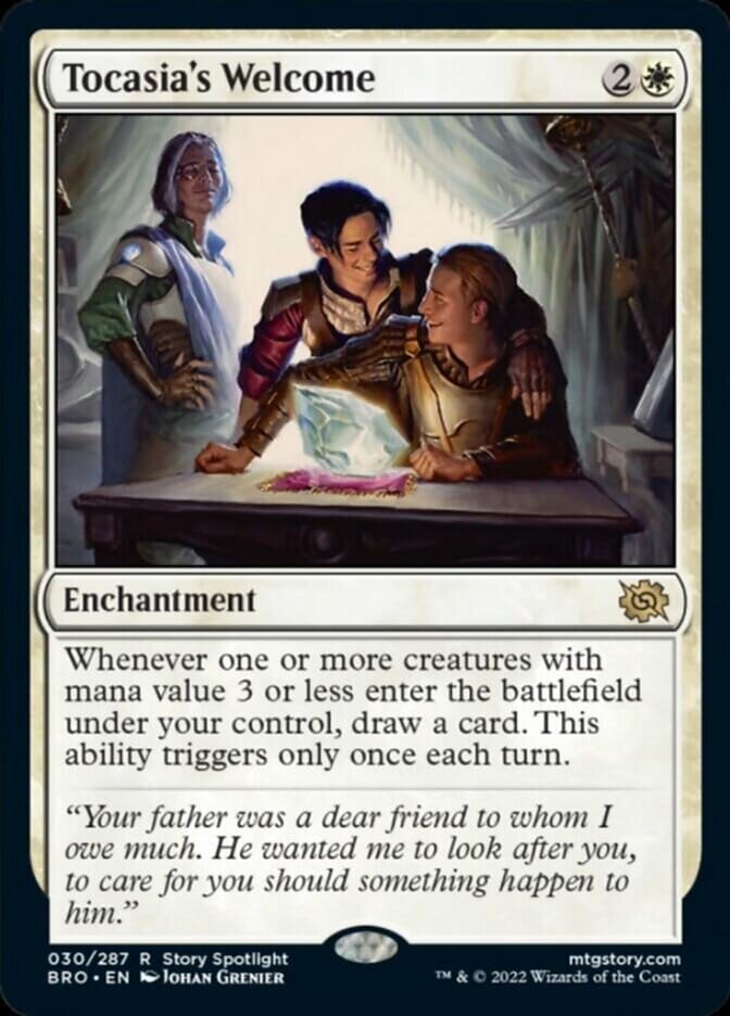Tocasia's Welcome [The Brothers' War] MTG Single Magic: The Gathering  | Multizone: Comics And Games