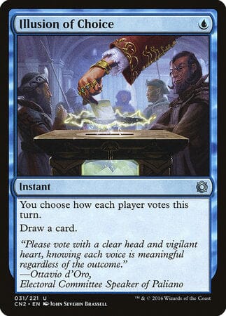 Illusion of Choice [Conspiracy: Take the Crown] MTG Single Magic: The Gathering  | Multizone: Comics And Games