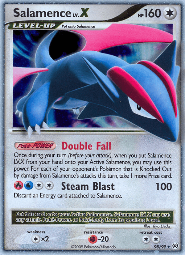 Salamence LV.X (98/99) [Platinum: Arceus] Pokemon Single Pokémon  | Multizone: Comics And Games