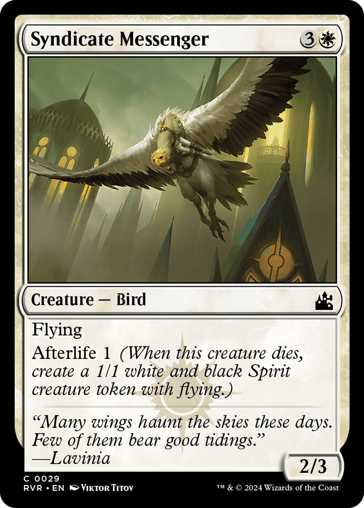 Syndicate Messenger [Ravnica Remastered] MTG Single Magic: The Gathering  | Multizone: Comics And Games