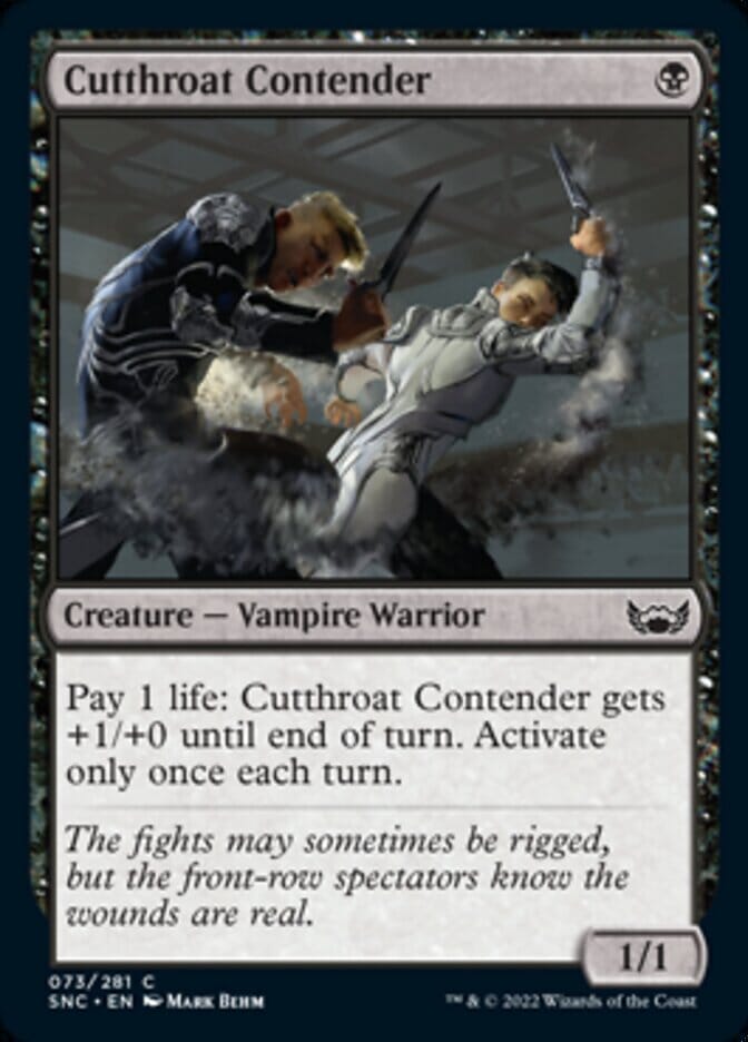 Cutthroat Contender [Streets of New Capenna] MTG Single Magic: The Gathering  | Multizone: Comics And Games