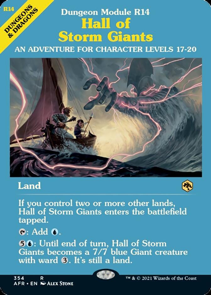 Hall of Storm Giants (Dungeon Module) [Dungeons & Dragons: Adventures in the Forgotten Realms] MTG Single Magic: The Gathering  | Multizone: Comics And Games