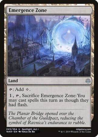 Emergence Zone [War of the Spark] MTG Single Magic: The Gathering  | Multizone: Comics And Games