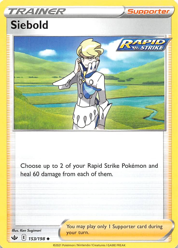 Siebold (153/198) [Sword & Shield: Chilling Reign] Pokemon Single Pokémon  | Multizone: Comics And Games