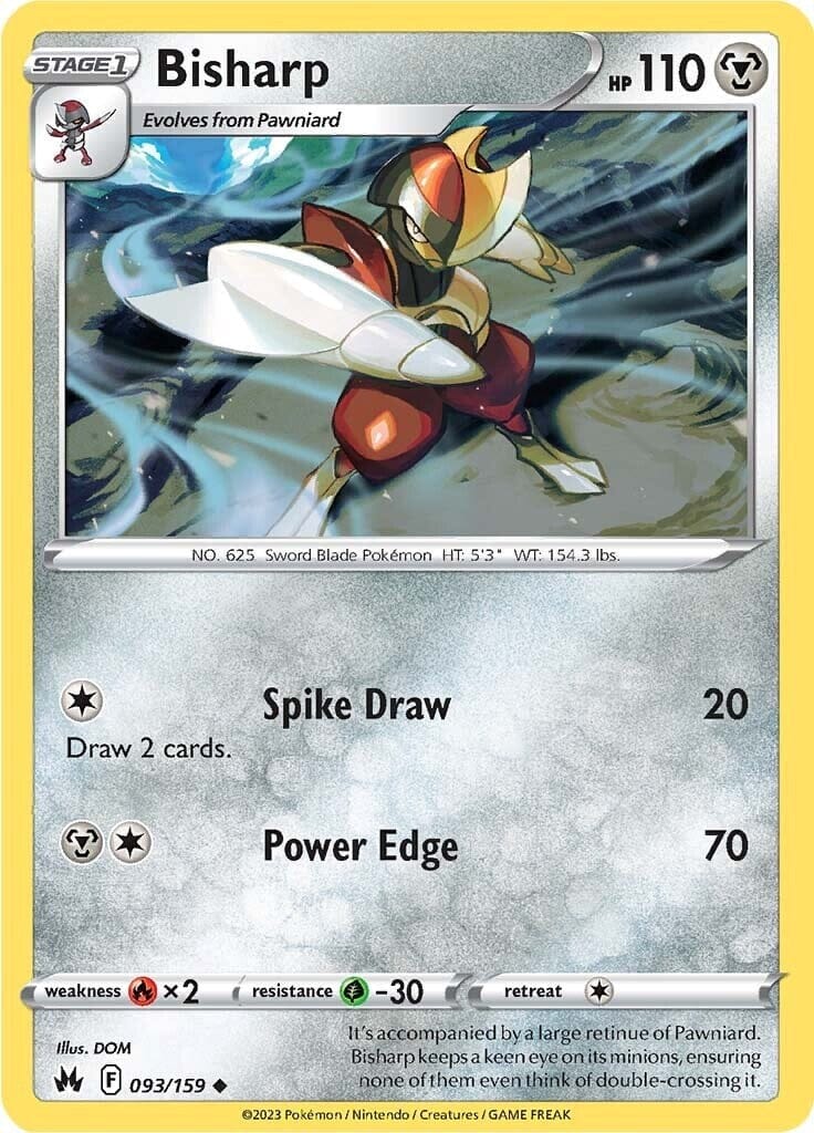 Bisharp (093/159) [Sword & Shield: Crown Zenith] Pokemon Single Pokémon  | Multizone: Comics And Games
