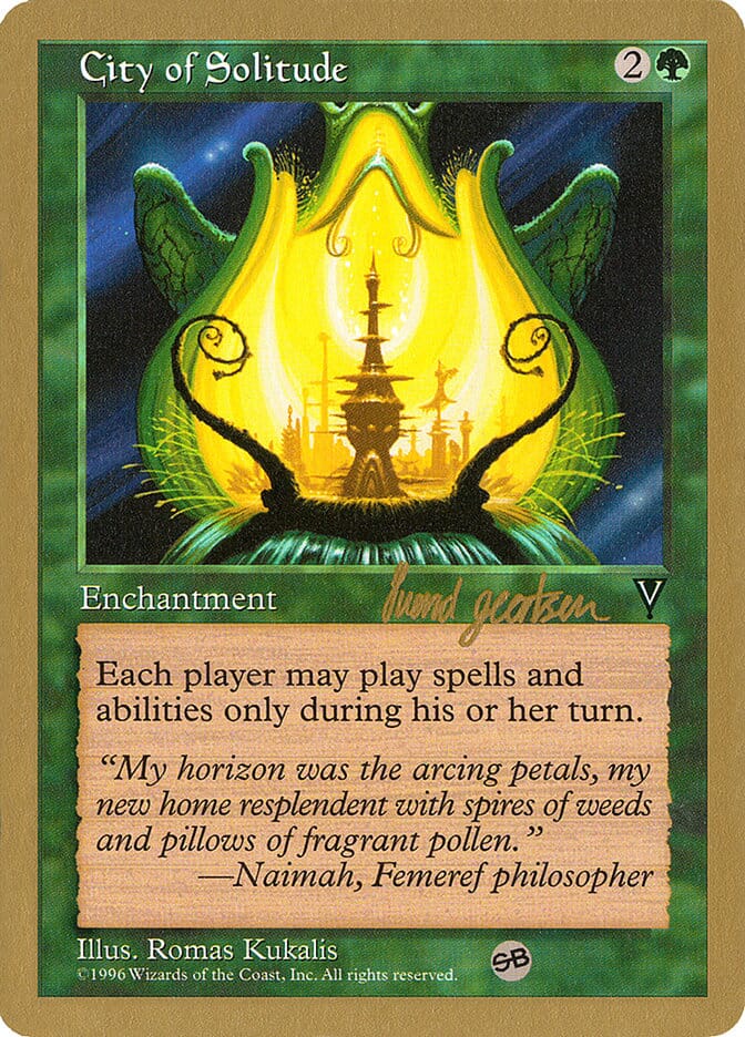 City of Solitude (Svend Geertsen) (SB) [World Championship Decks 1997] MTG Single Magic: The Gathering  | Multizone: Comics And Games